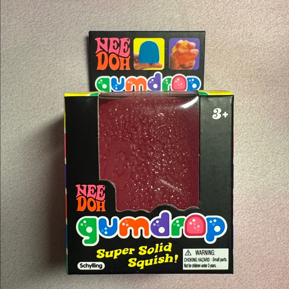 Needoh Pink Gumdrop Squishy